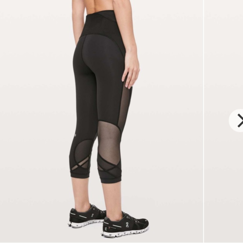 Lululemon clear the court crop